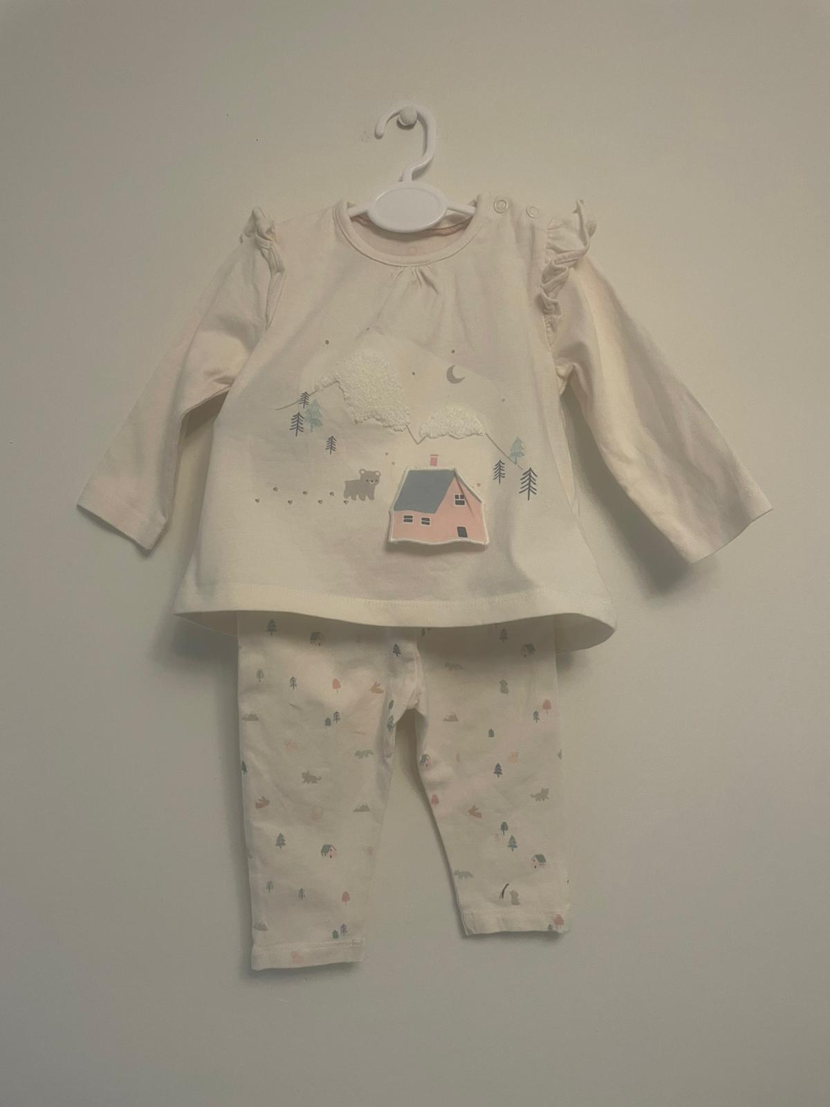 3-6m: Long Sleeve Legging Set