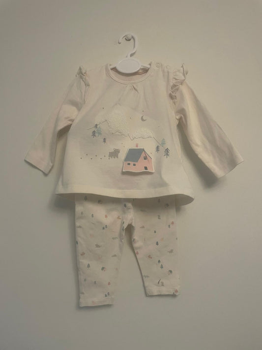 3-6m: Long Sleeve Legging Set