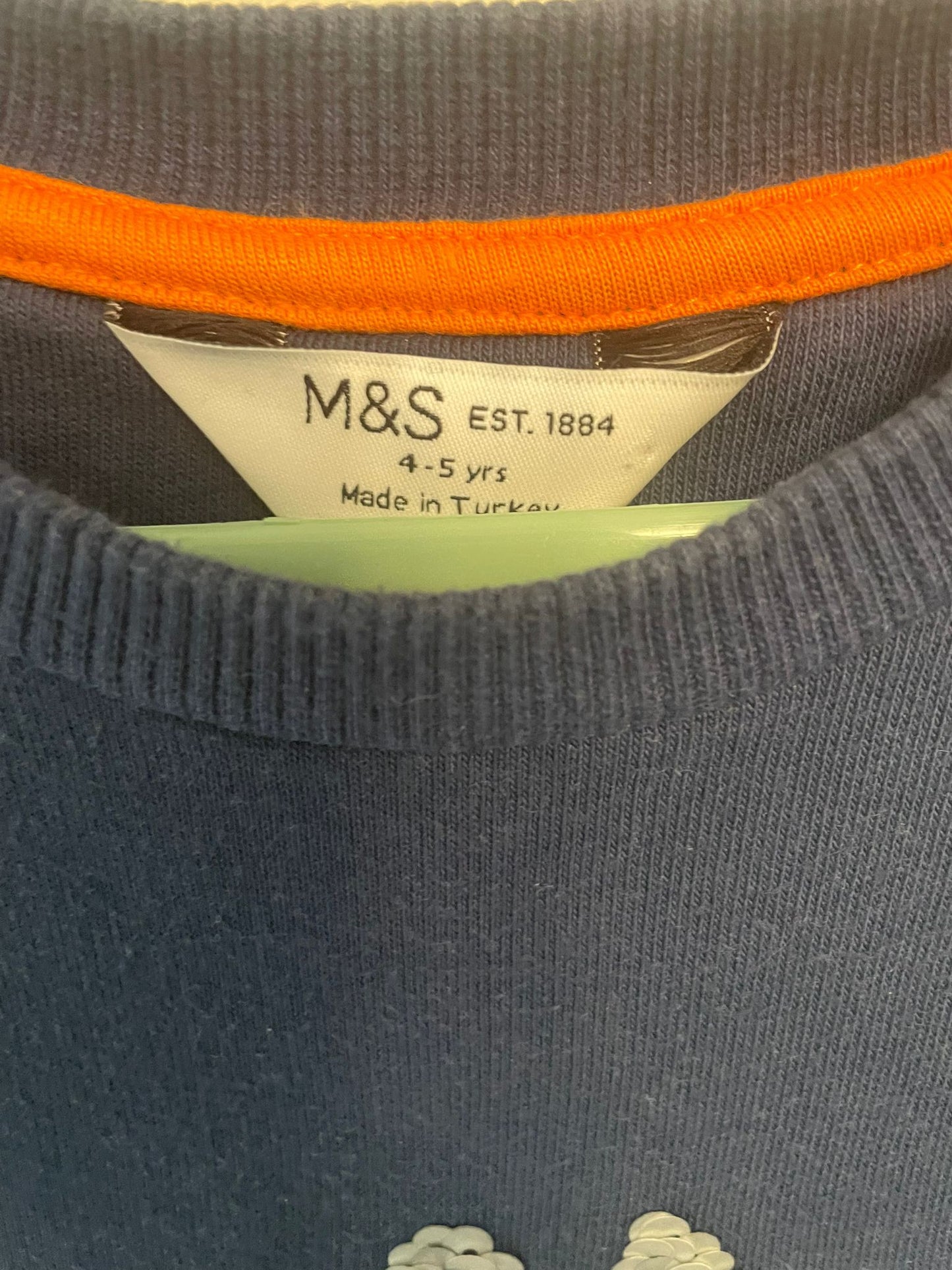 4-5y: M&S Reversible Sequin Olaf Jumper