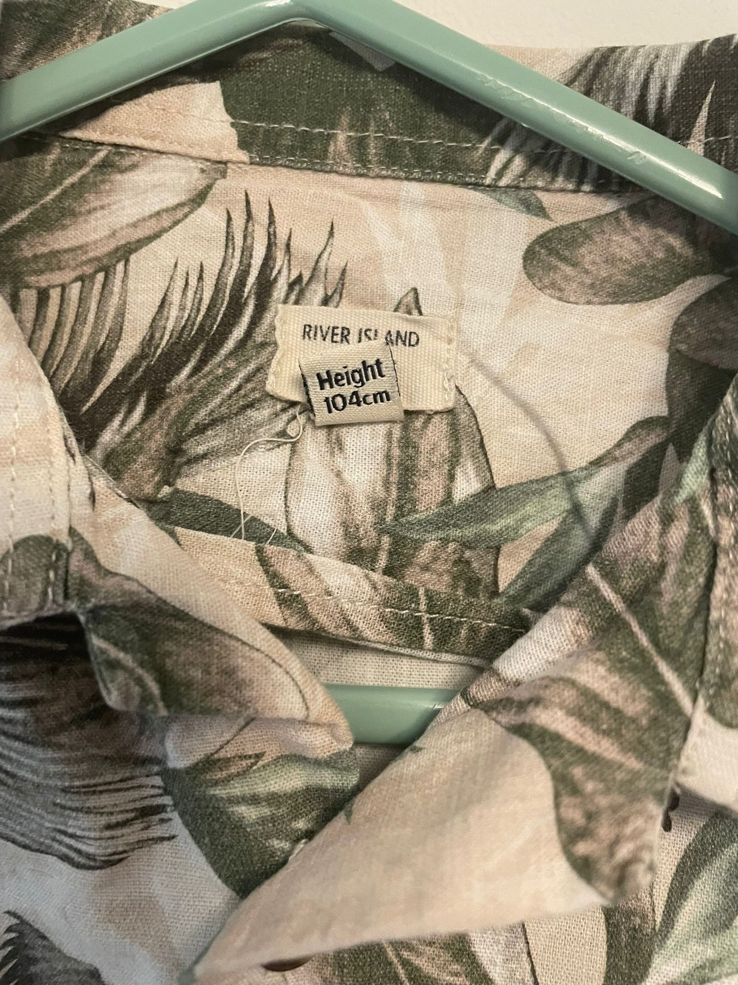 3-4y: River Island Short Sleeved Shirt