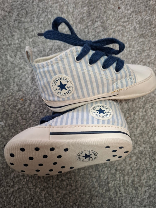 Size 2: Baby Canvas High Top Converse