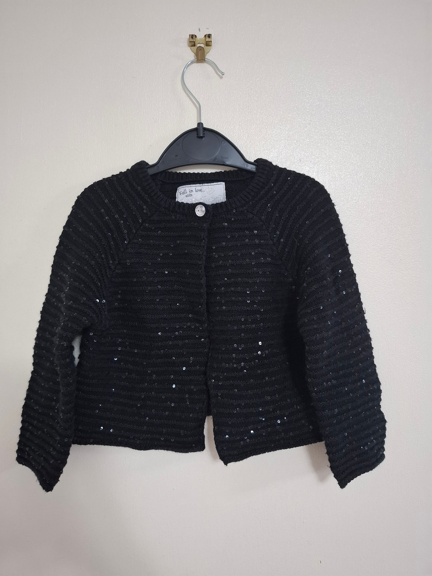 5-6y: Sparkly Knitted Bolero