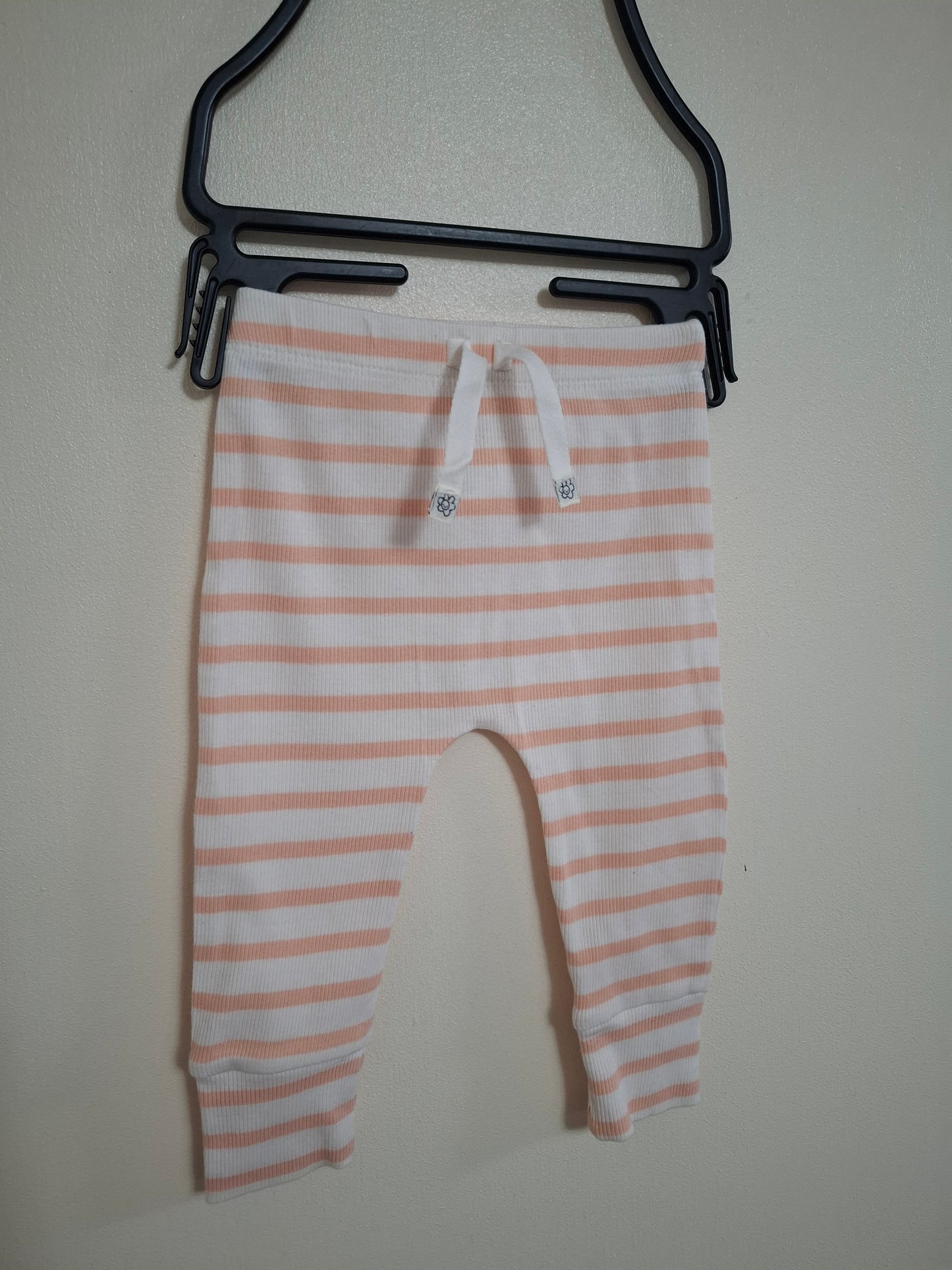 3-6m: Ribbed Cotton Legging Set
