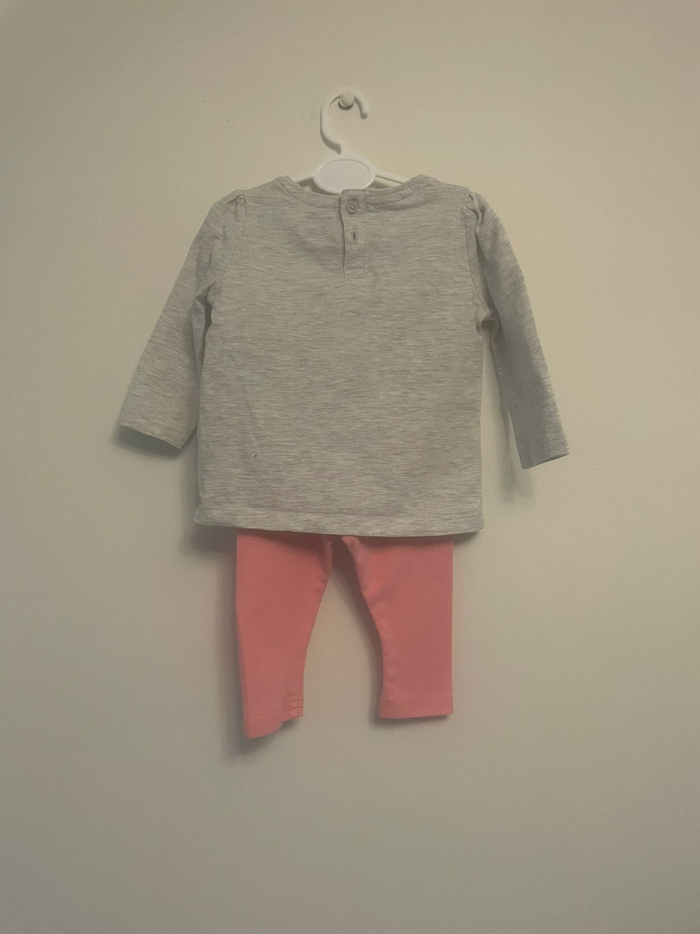 3-6m: "May you Dance With Fairies and Touch the Stars" Legging Set