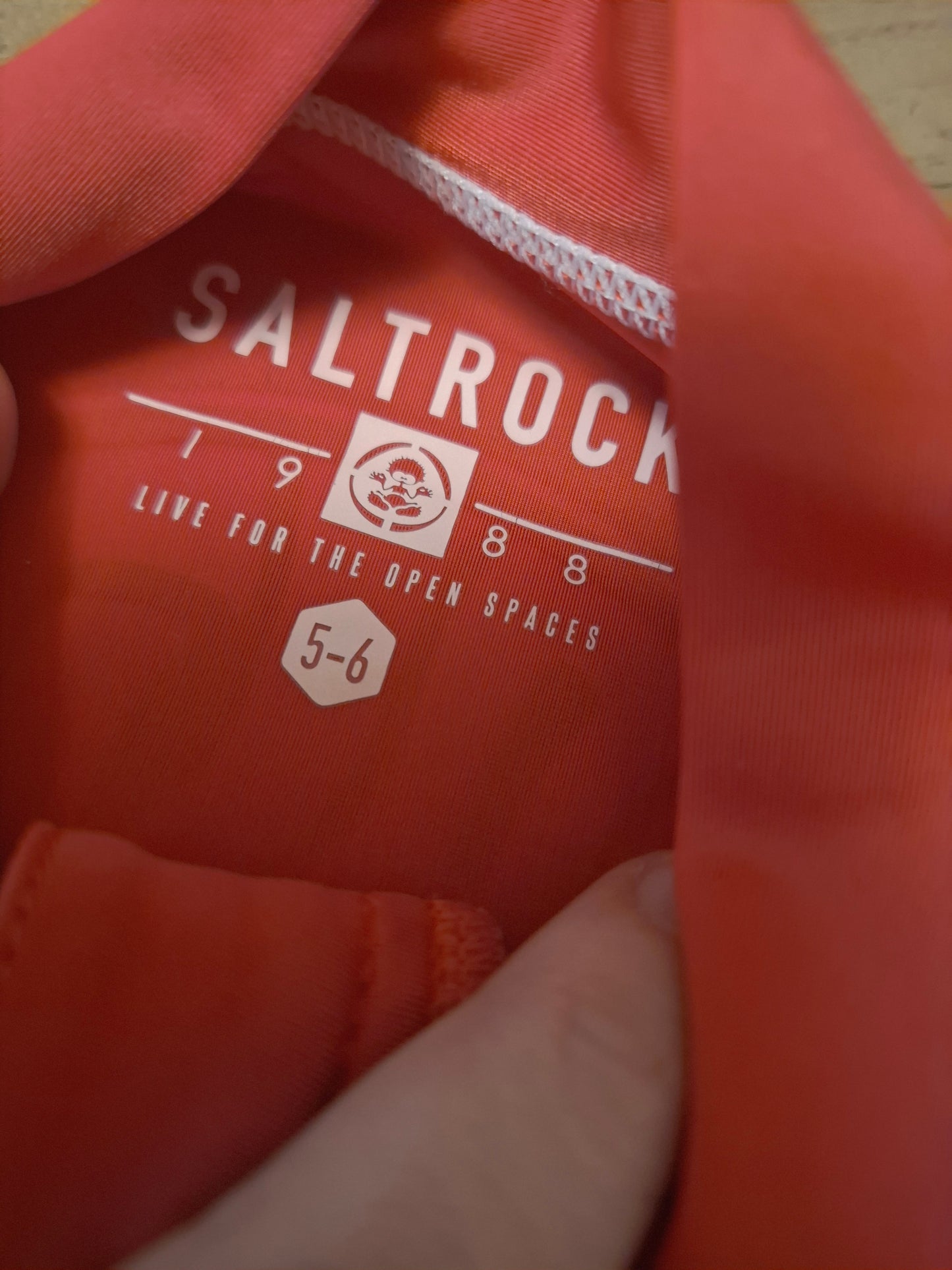 5-6y: Saltrock All in One Swimsuit and Matching Hat