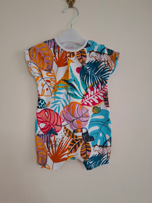 3-6m: Next Jungle Themed Romper