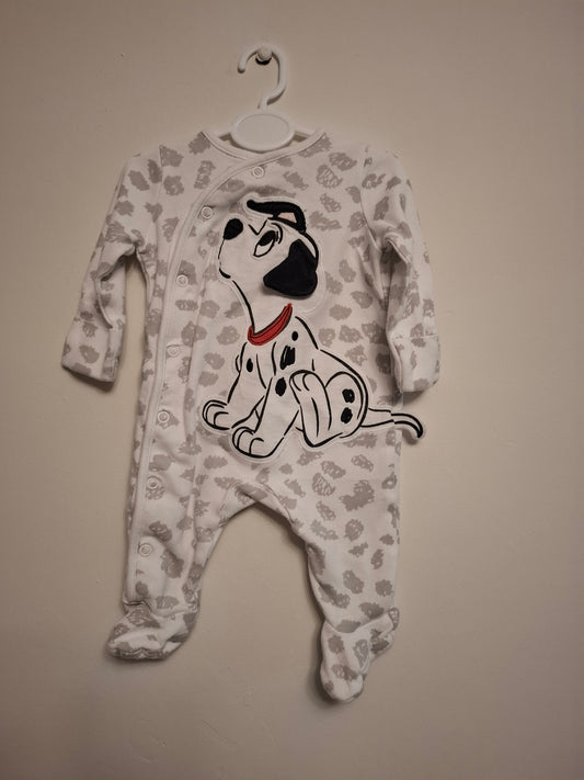 Up to 1m (10lb): Disney Baby 101 Damations Sleepsuit