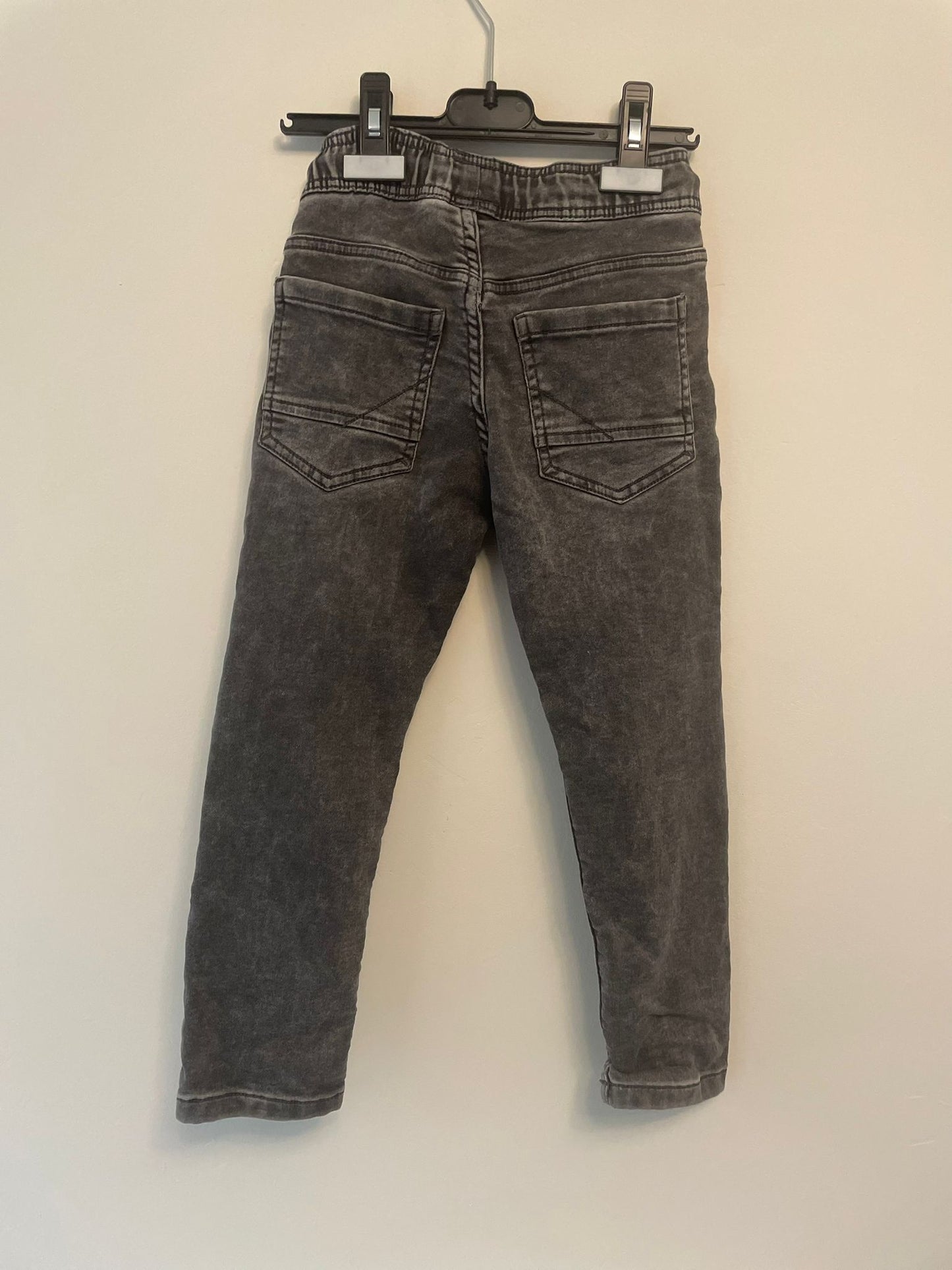 5-6y: Black Stonewash Jeans