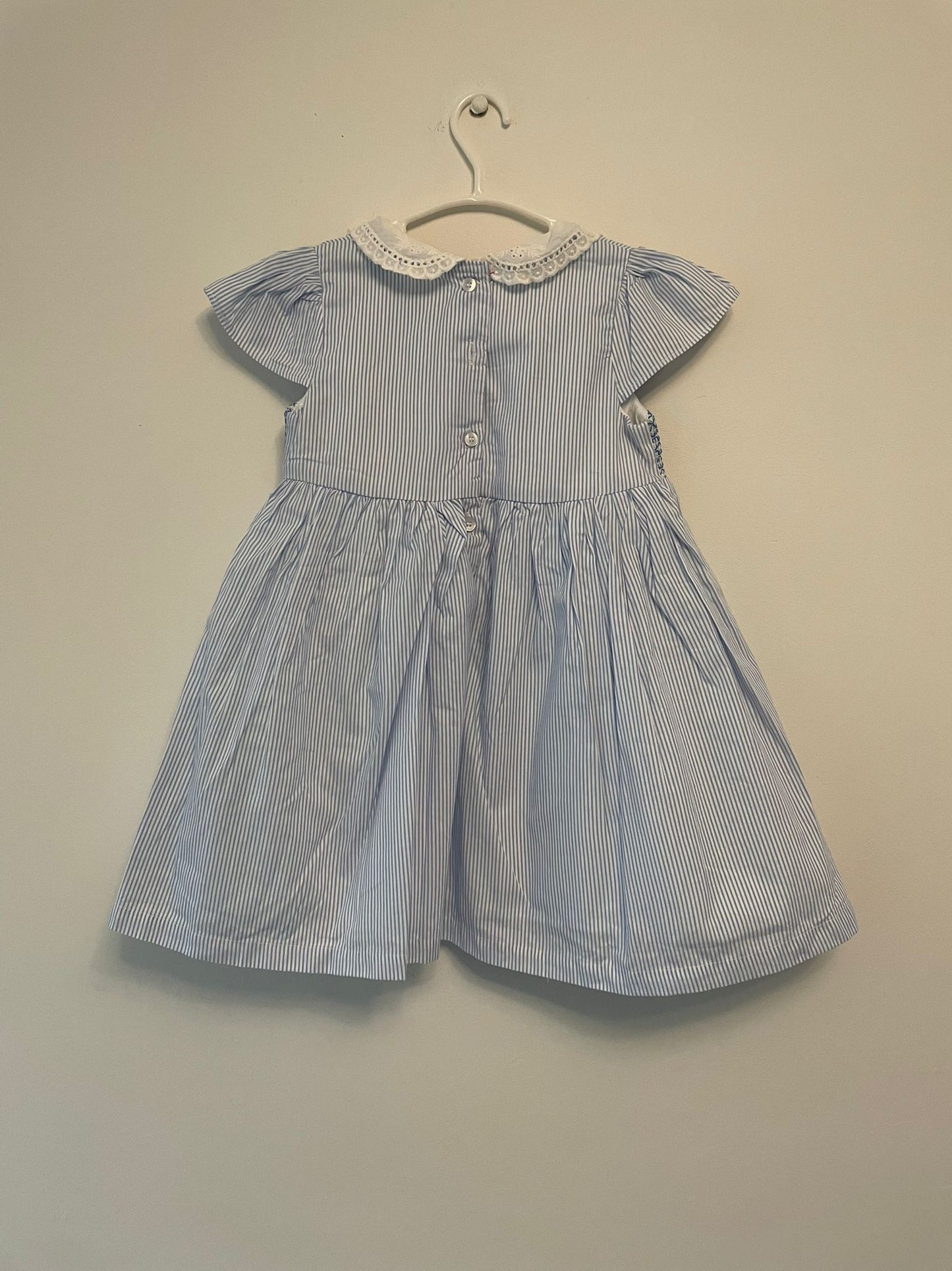 18-24m: Embroidered Smock Dress
