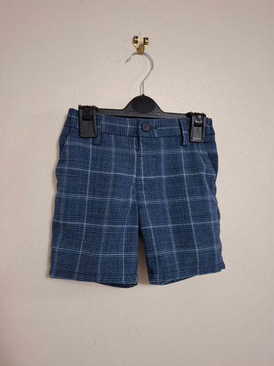 2-3y: Next Tartan Cotton Shorts