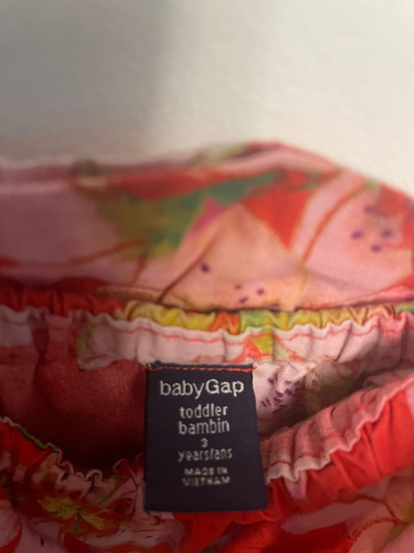3y: BabyGap Floral Playsuit