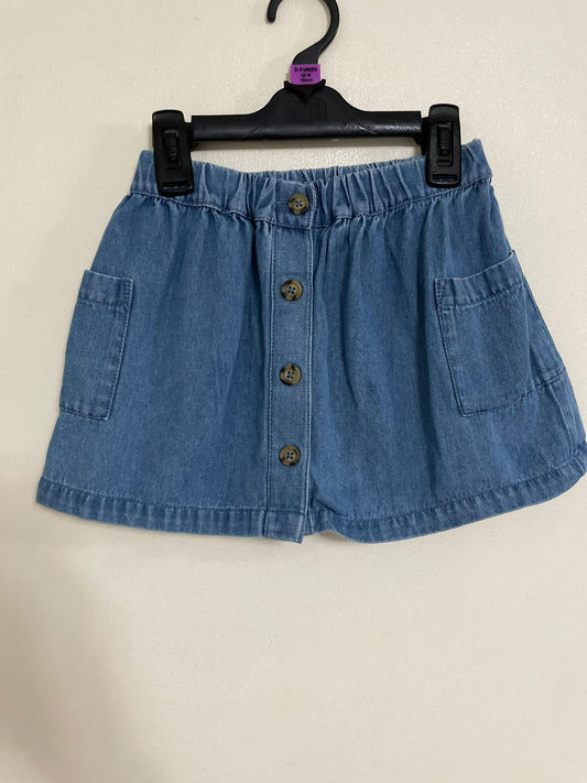 2-3: M&S Soft Denim Skirt