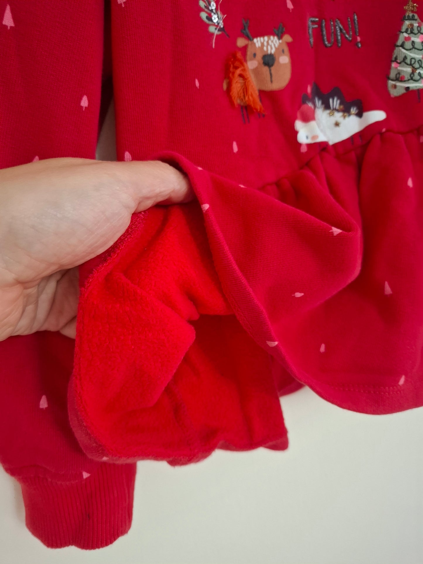 5-6y: Next Christmas Tunic Jumper