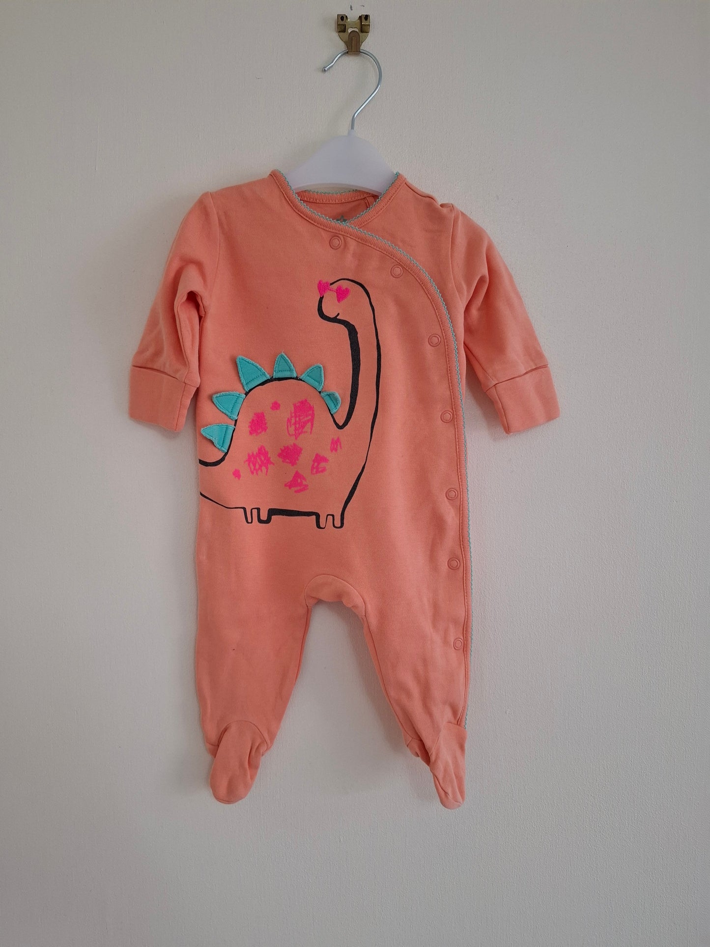 0-3m: Next Dino Romper