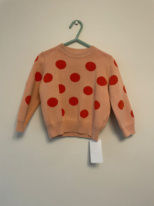 2-3y: Spotty Knitted Jumper