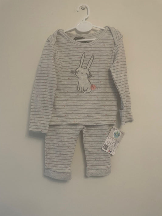 3-6m: Bunny Legging Set