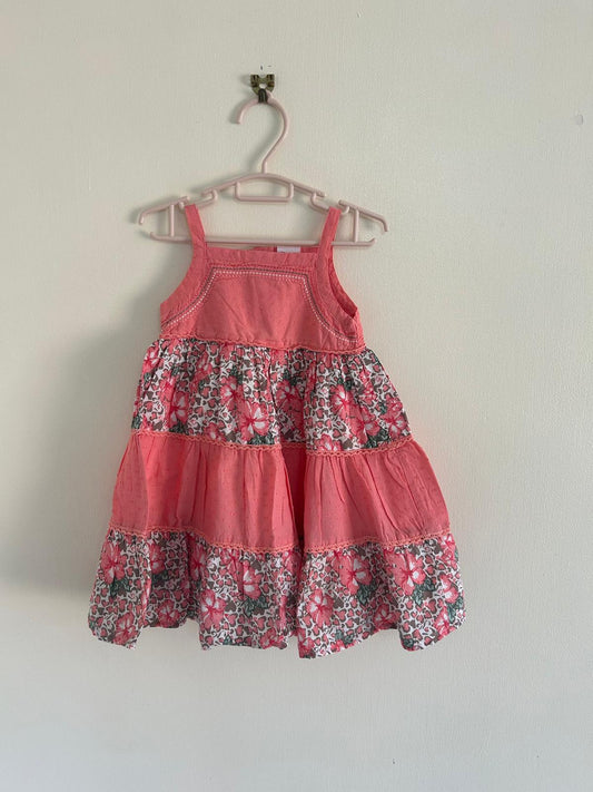 12-18m: Disney Cotton Layered Dress