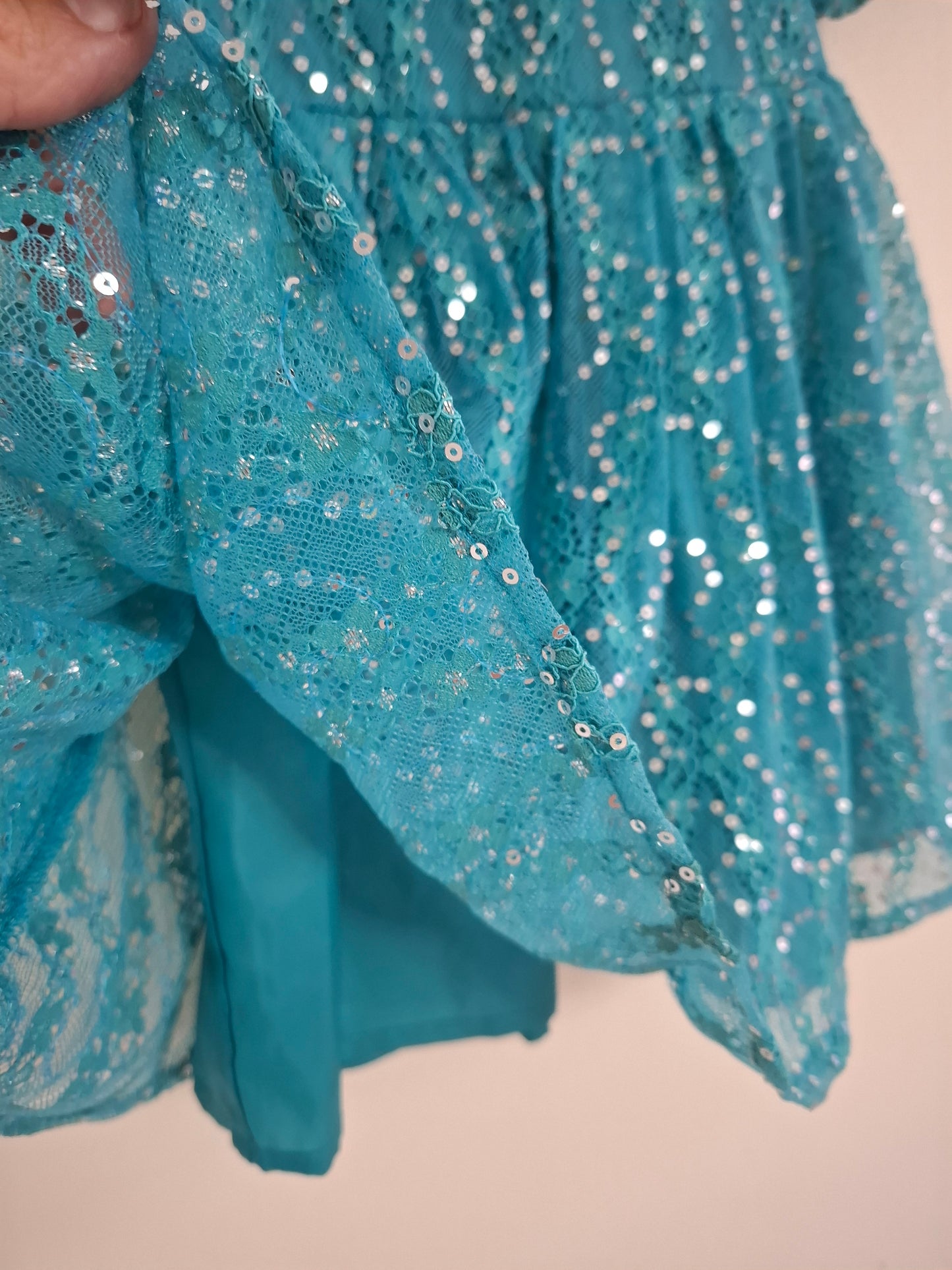 12-18m: Sparkly Lacey Party Dress
