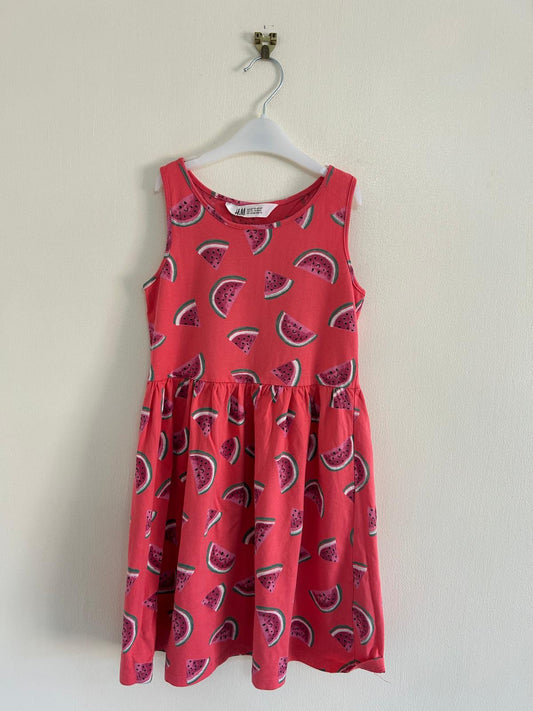 6-8y: Watermelon Summer Dress