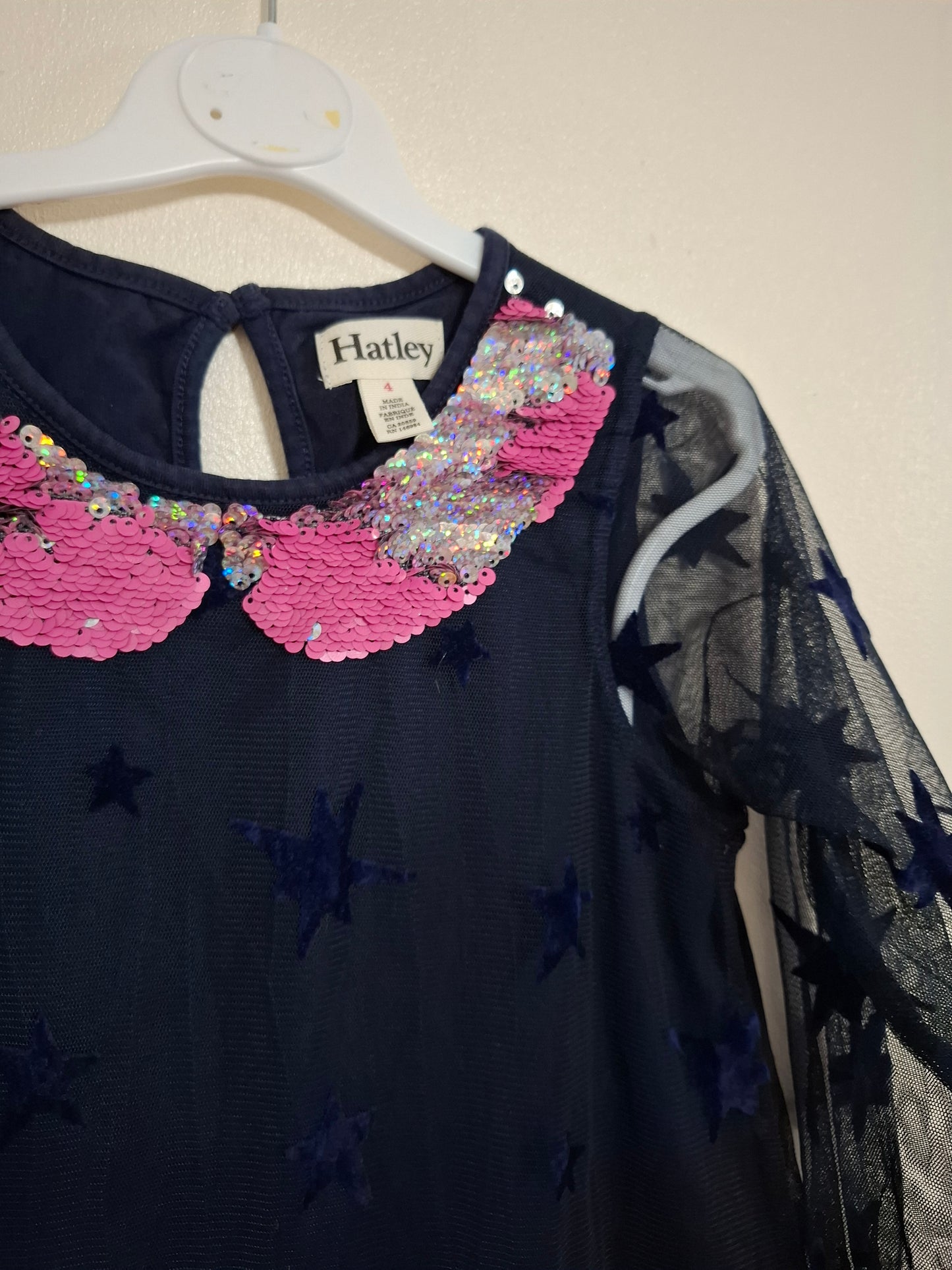 4y: Stunning Hatley Navy Dress