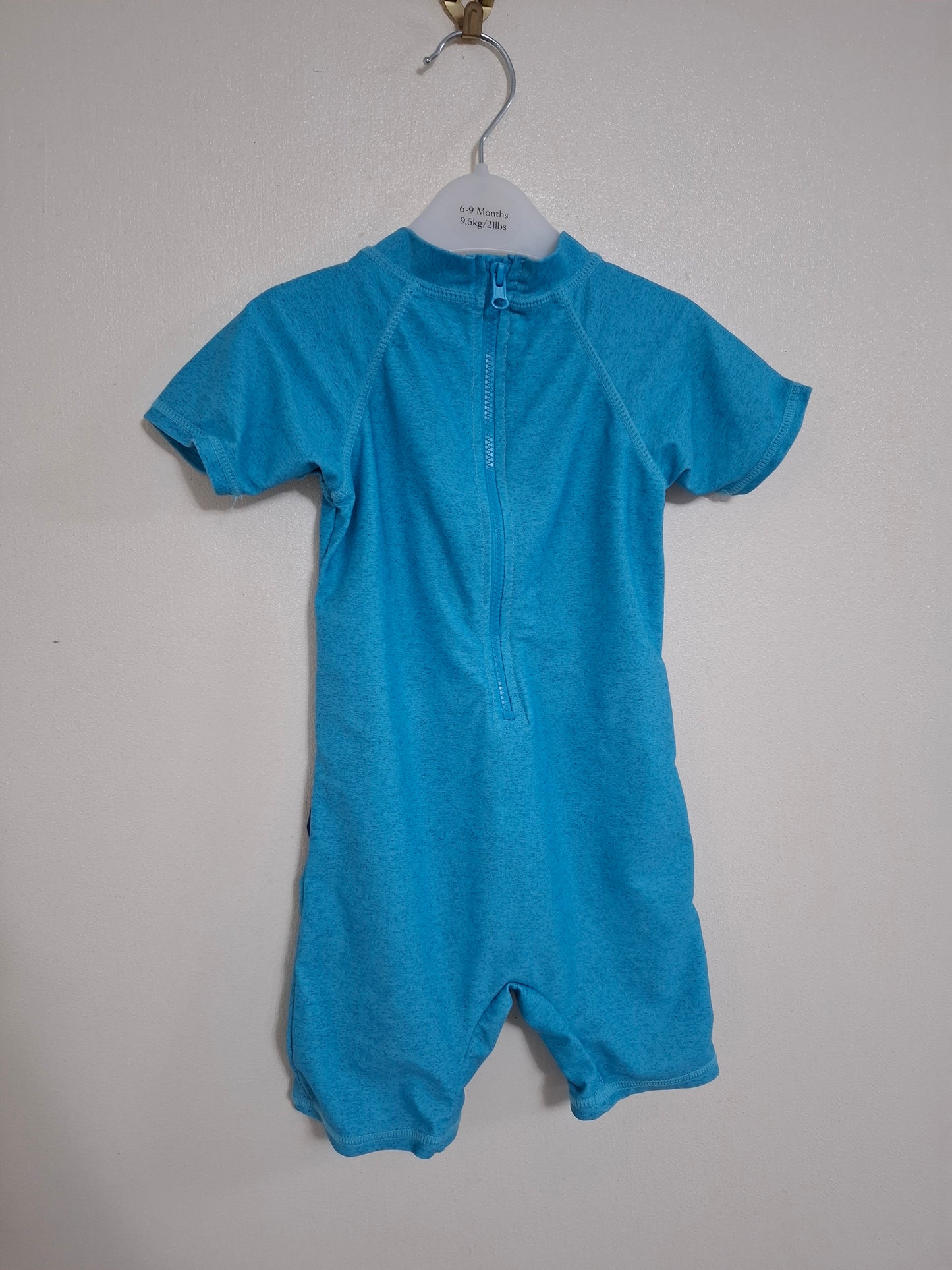 9-12m: Shark All-in-one Swimsuit