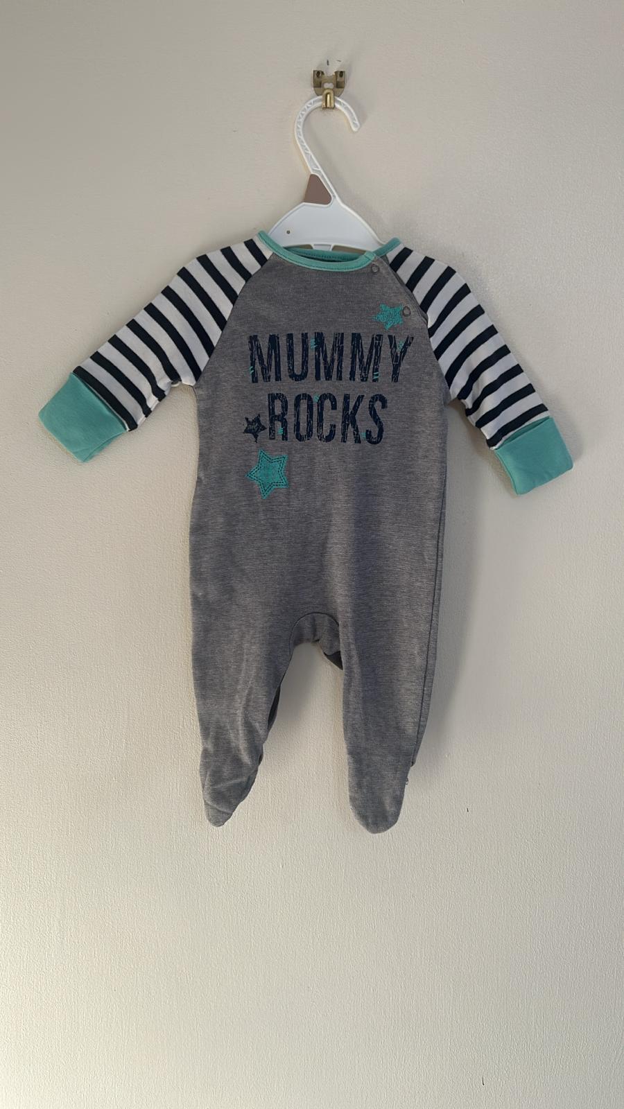 Up to 1m(10lb): Next "Mummy Rocks" Sleepsuit