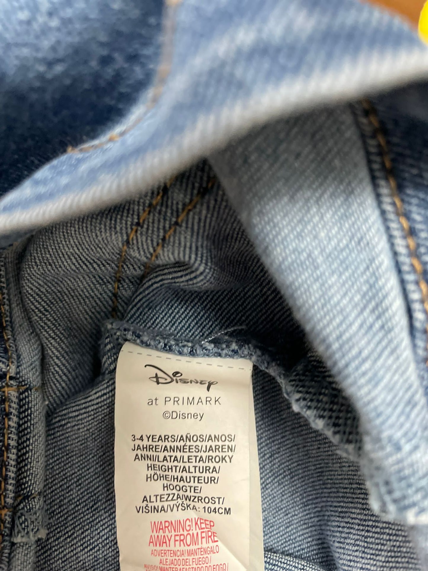 3-4y: Minnie Mouse Denim Dress