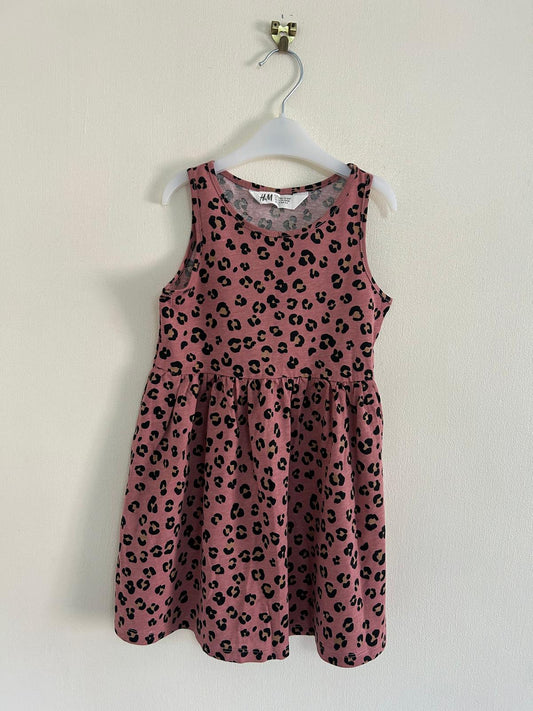 2-4y: Sleeveless Leopard print Summer Dress