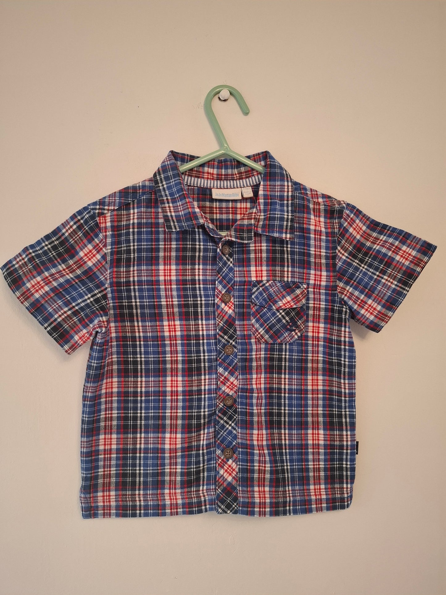 2-3y: Jojo Chequered Shirt