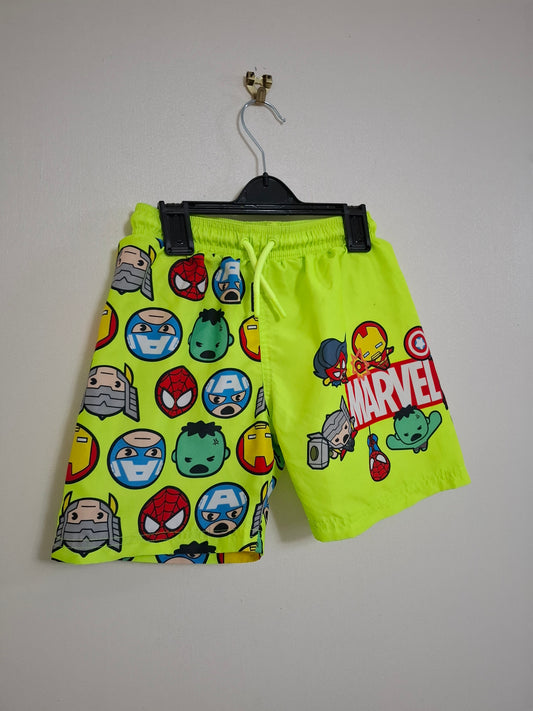6-7y: Marvel Swimming Shorts