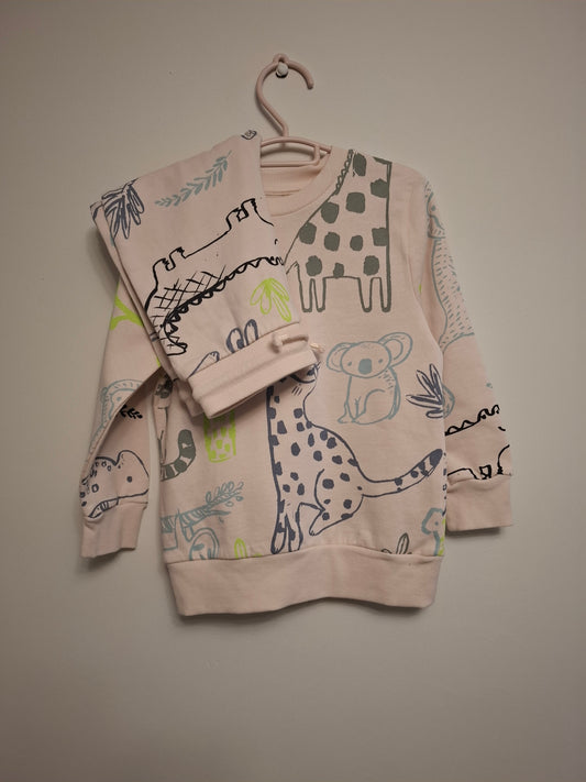 3-4y: Matching Jogger Set