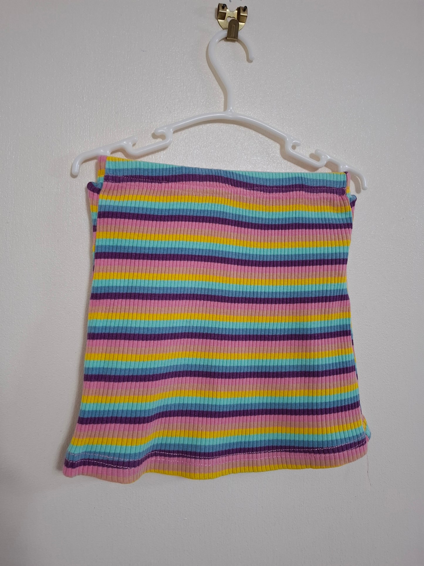 18-24m: Rainbow Ribbed Skirt Set