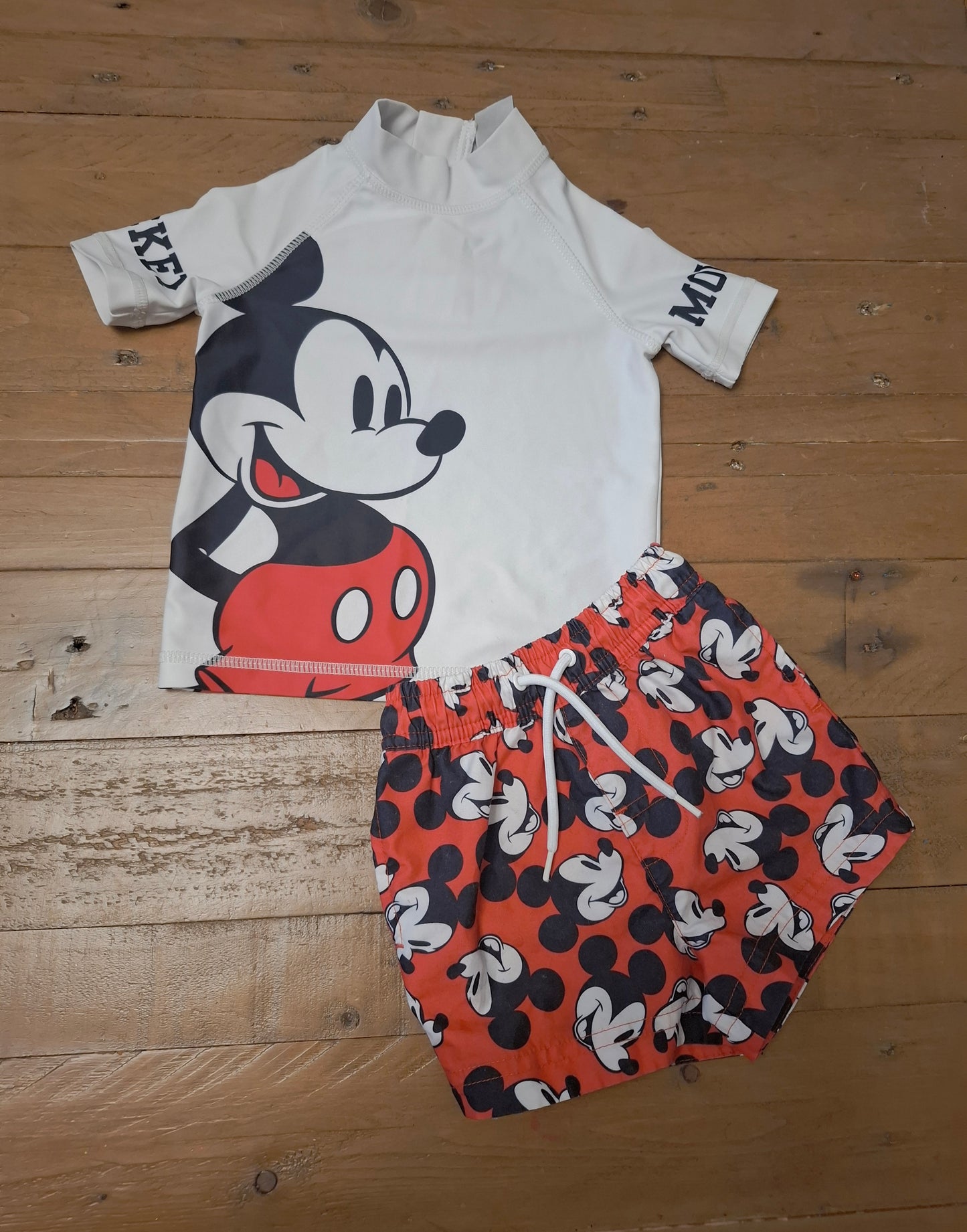 6-9m: Next Mickey Mouse Swimming Shorts Set