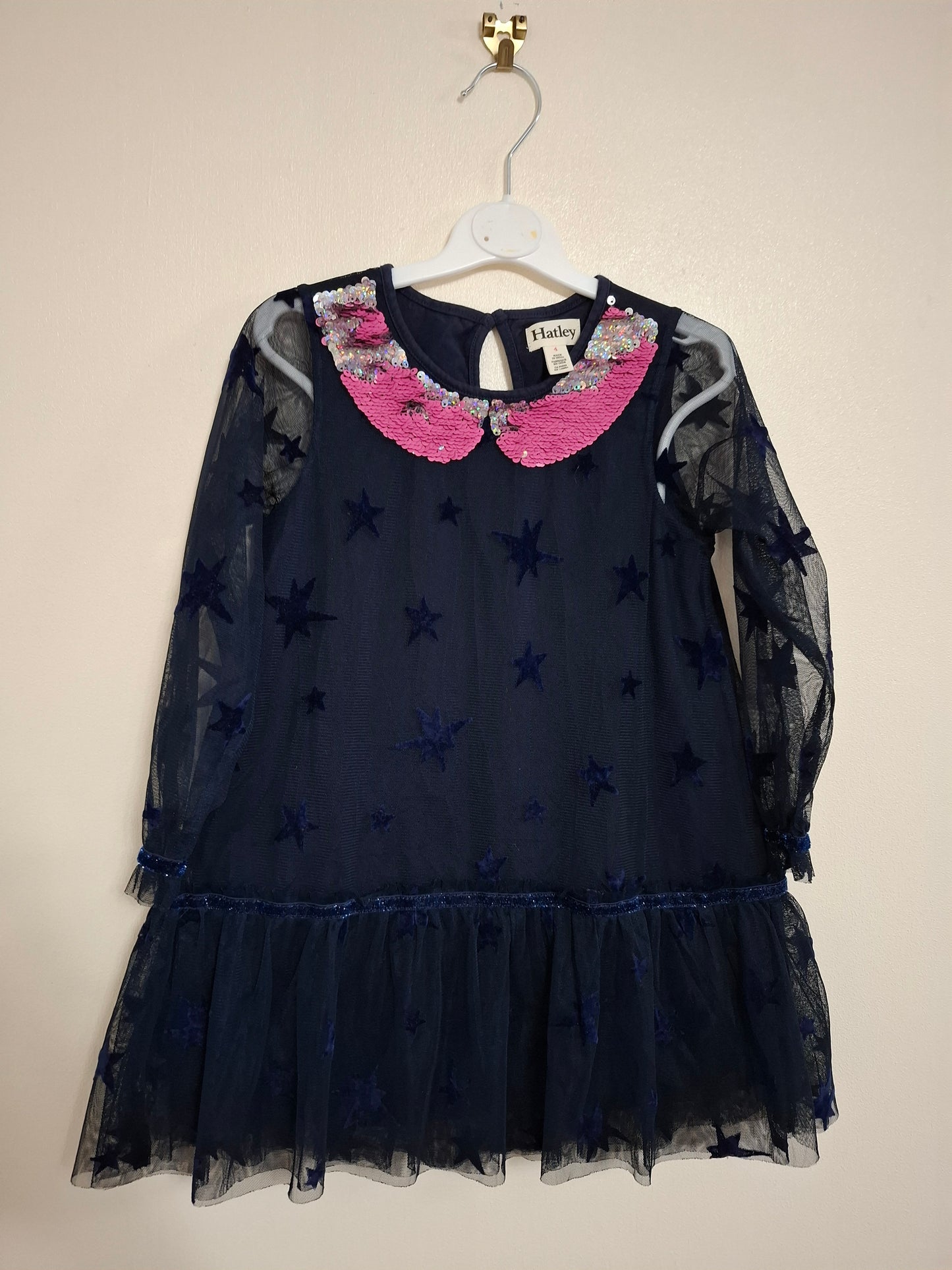 4y: Stunning Hatley Navy Dress