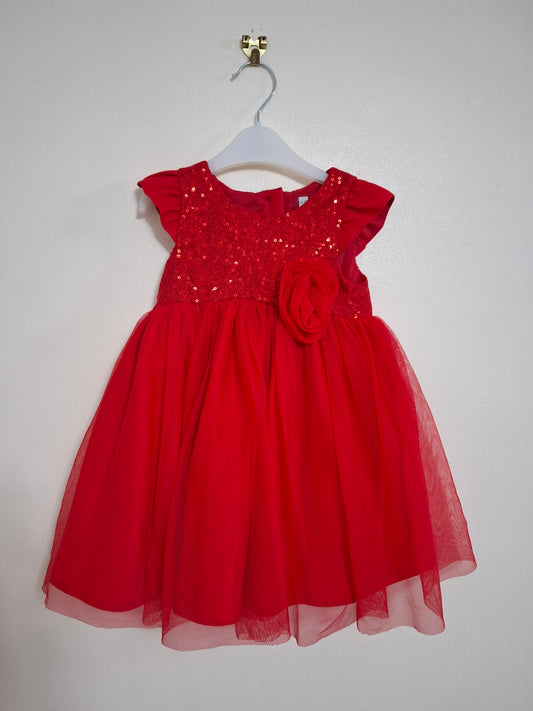 12-18m: M&S Sequin Party Dress