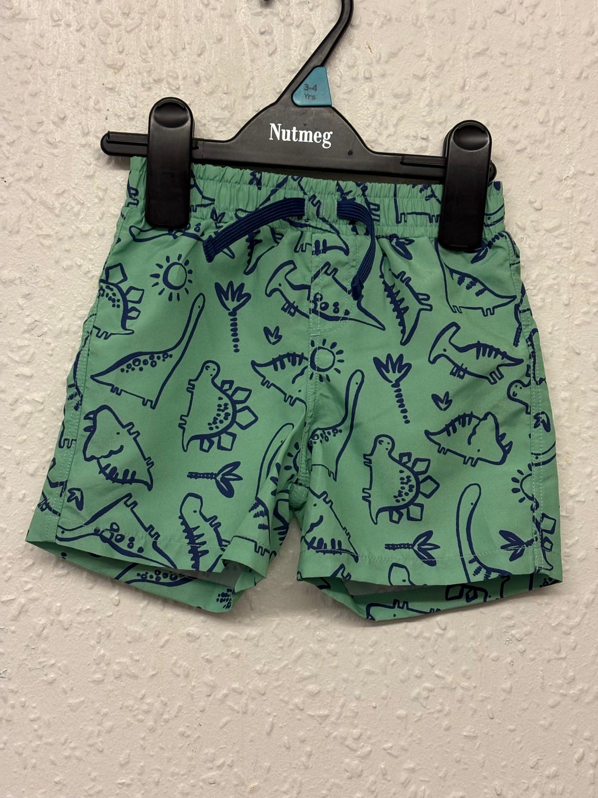 6-9m: Dino Swim Shorts