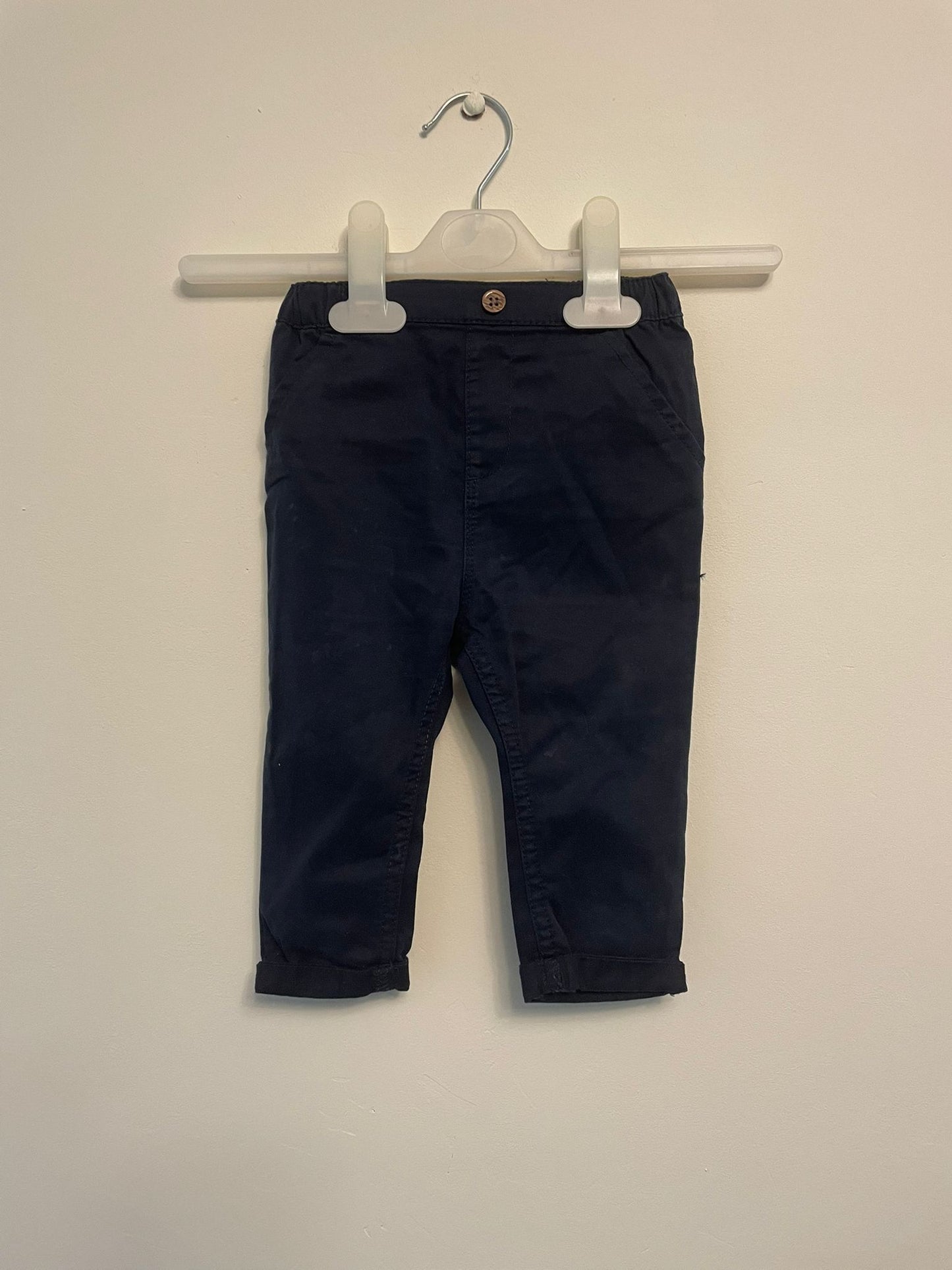 6-9m: Next Navy Chinos