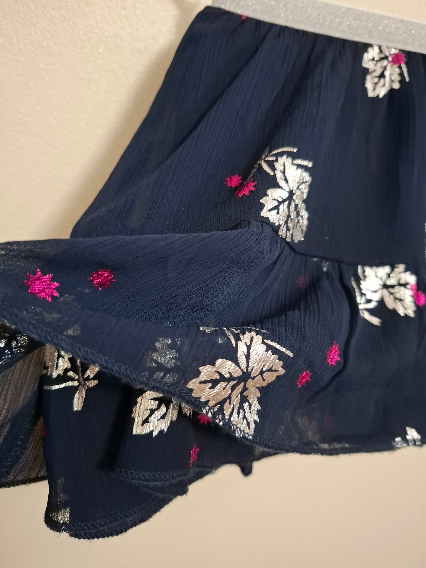 2y: Joules Navy Sheer Skirt