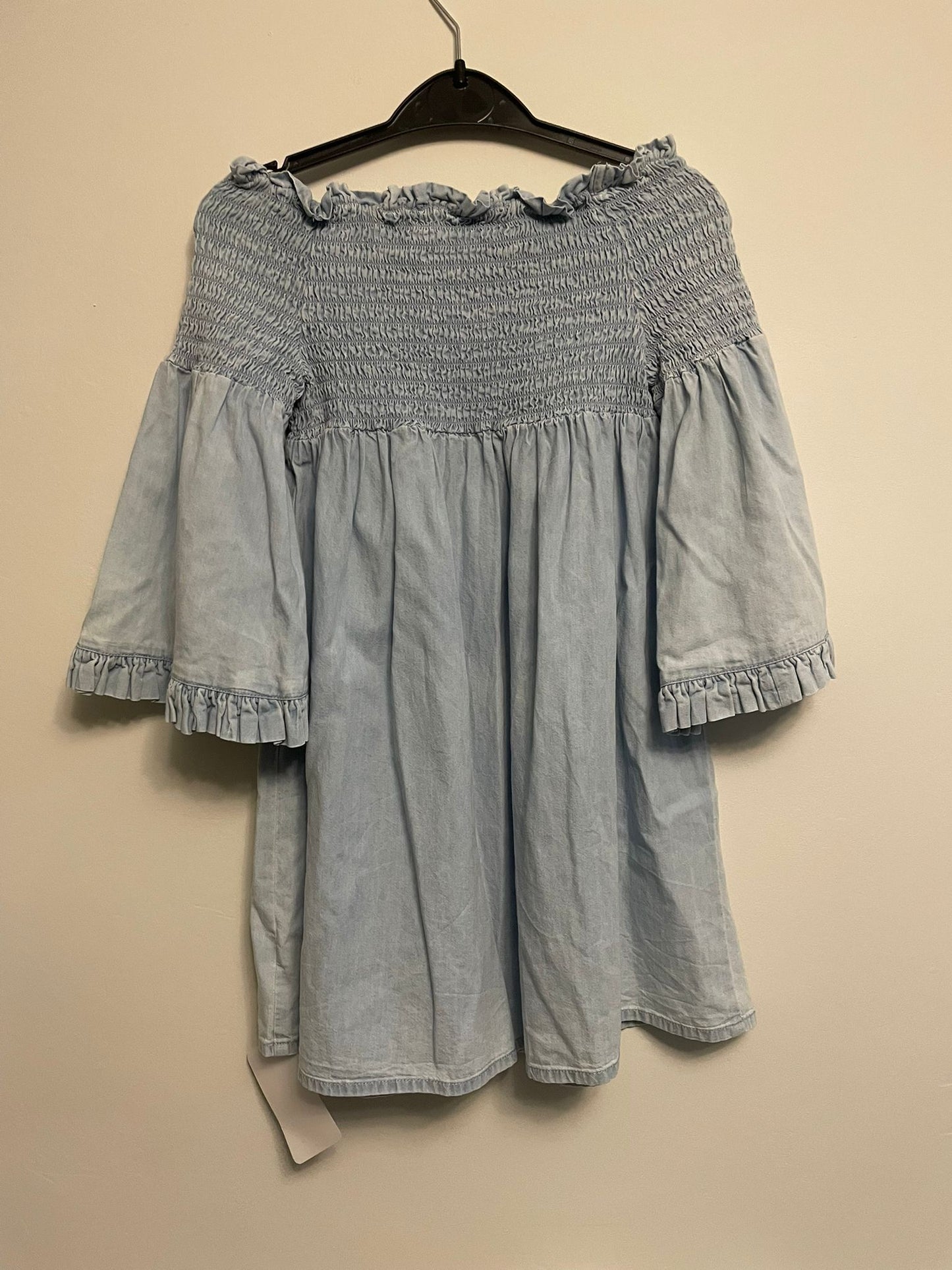 7-8y: River Island Soft Denim Tunic Top
