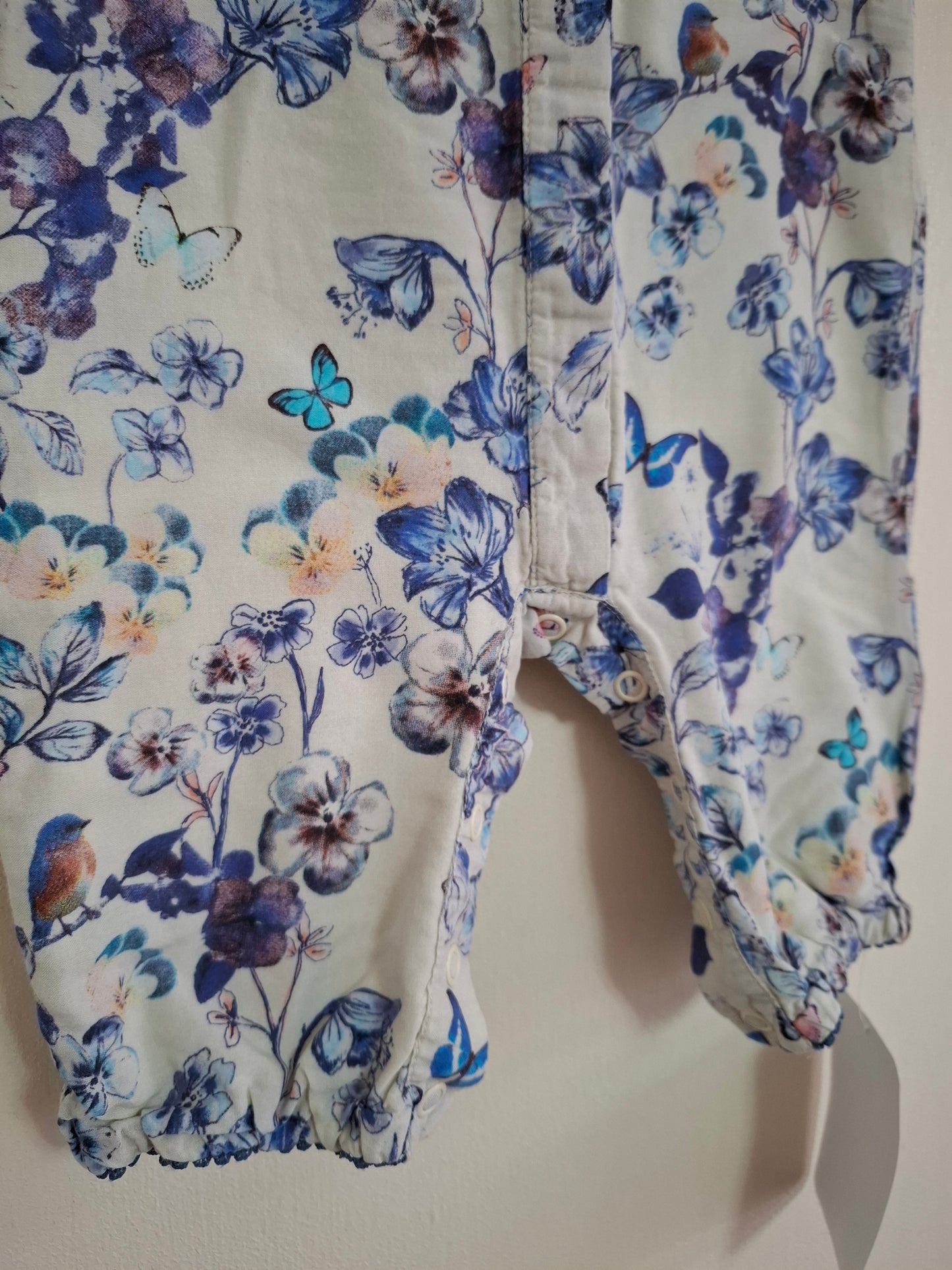 0-3m: M&S Viscose Romper