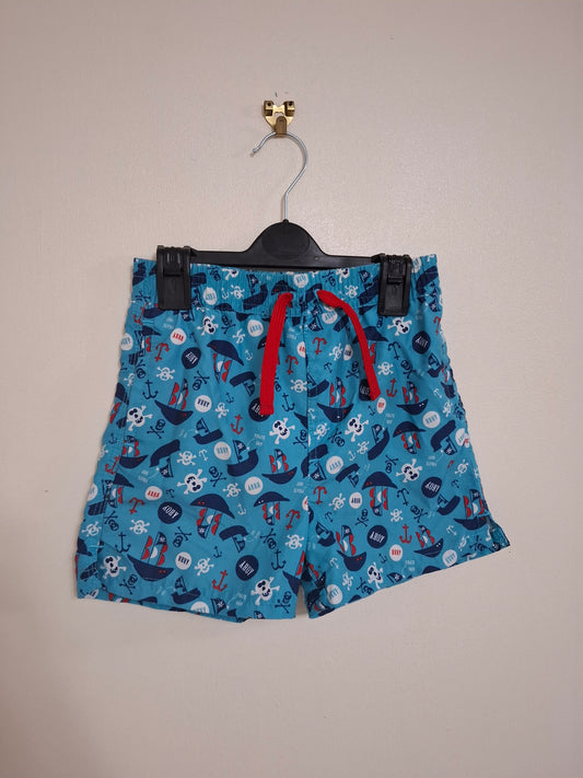4-5y: Pirate Swimming Shorts