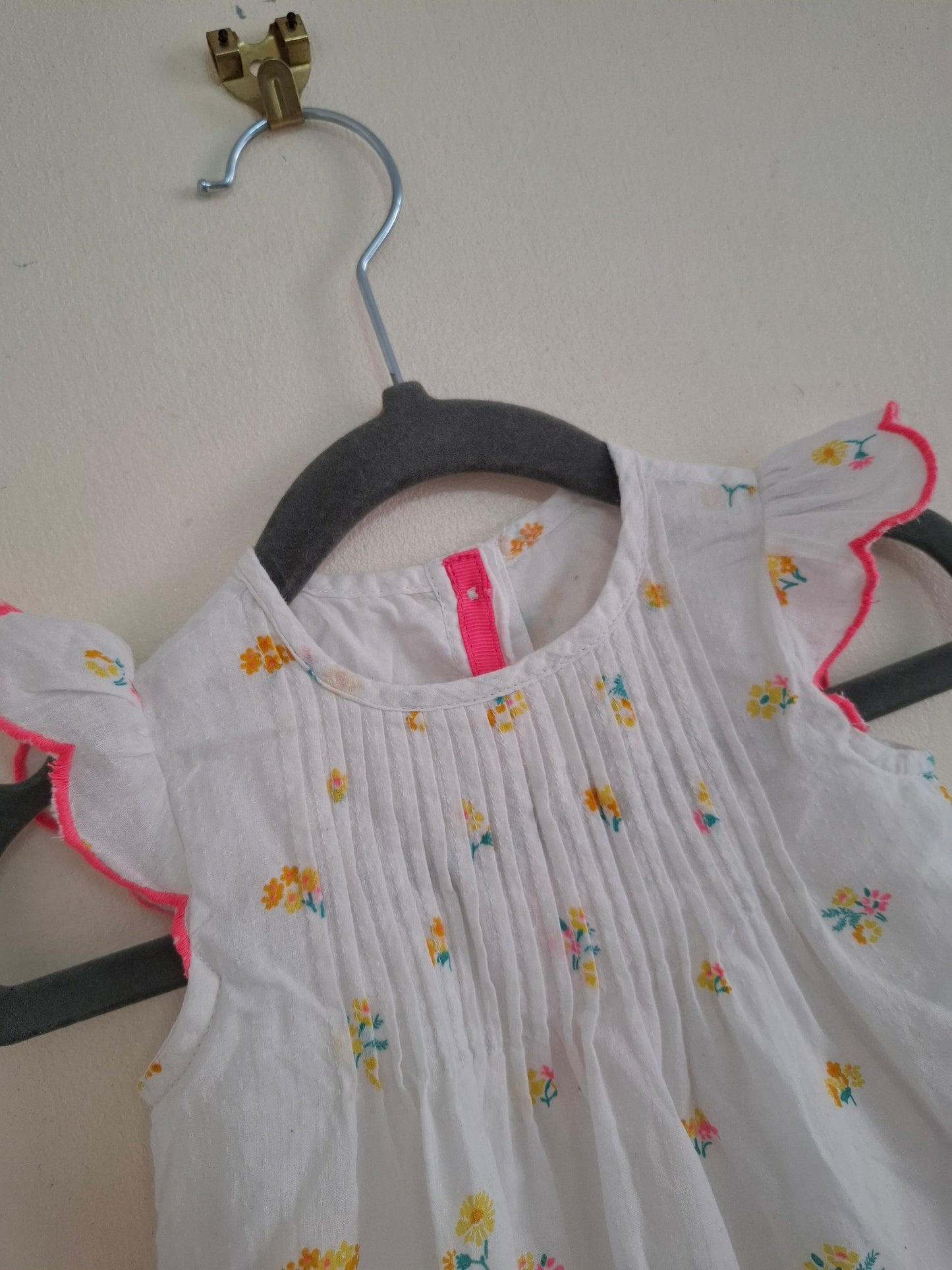 3-6m: M&S Cotton Dress and Matching Knickers