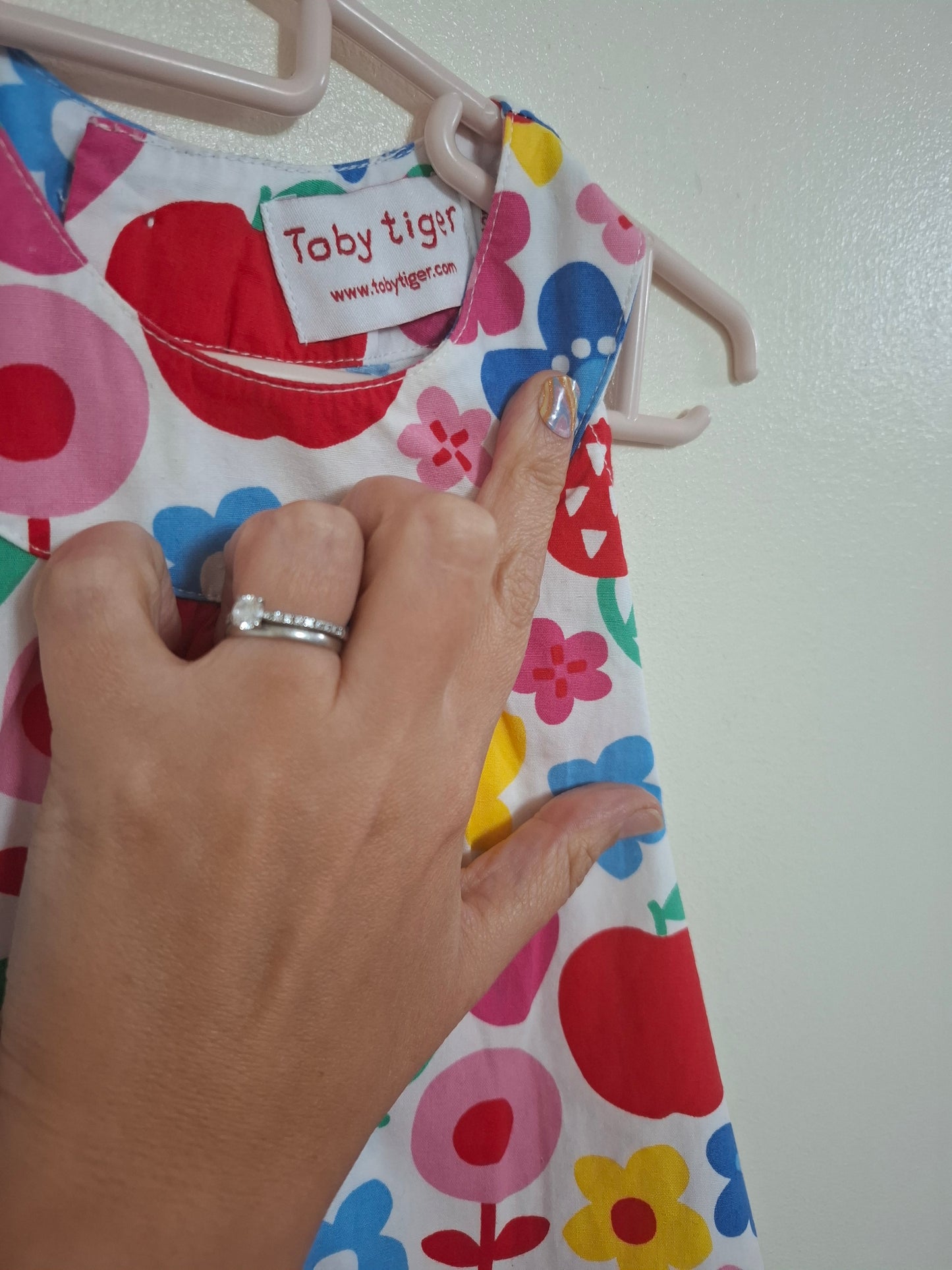 0-3m: Toby Tiger Dress and matching knickers