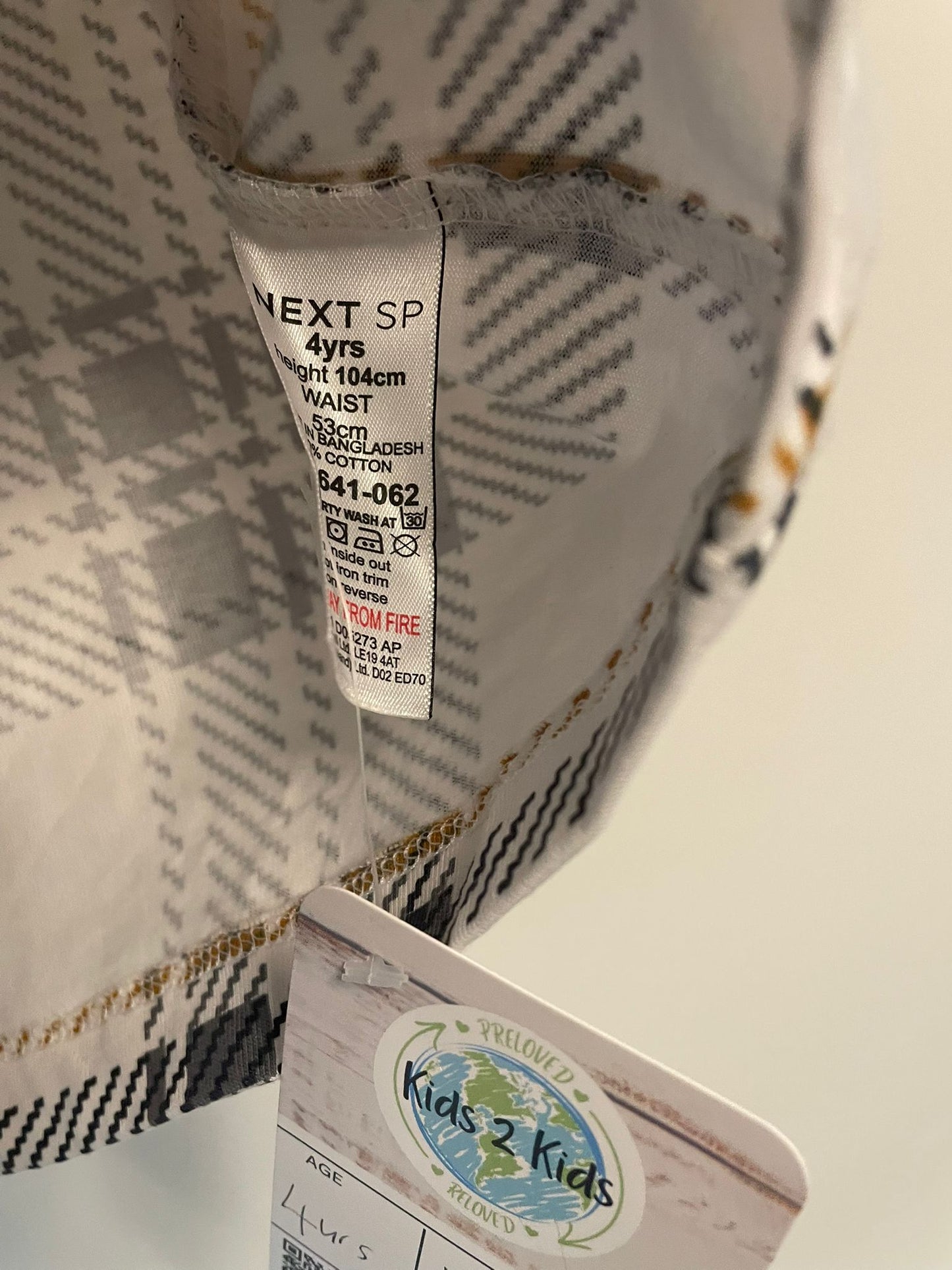 4y: Next Short Sleeved Shirt