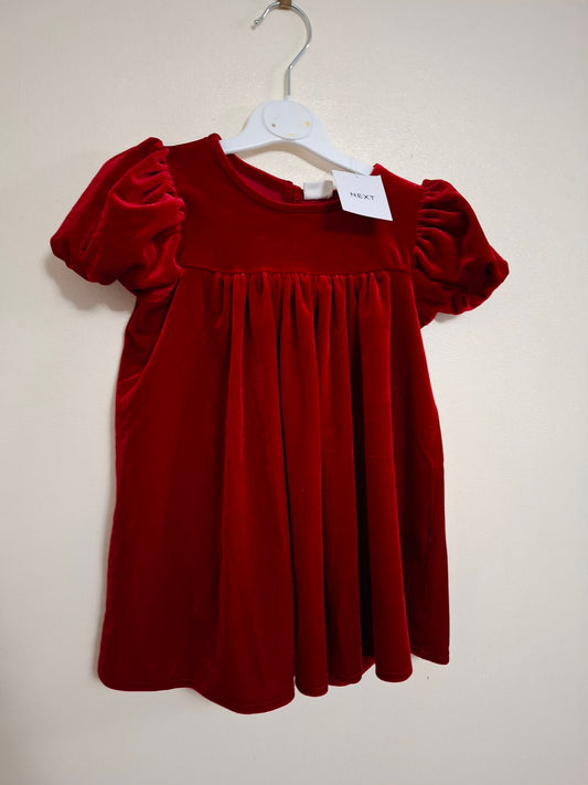 9-12m: Gorgeous BNWT Next Velvet Dress