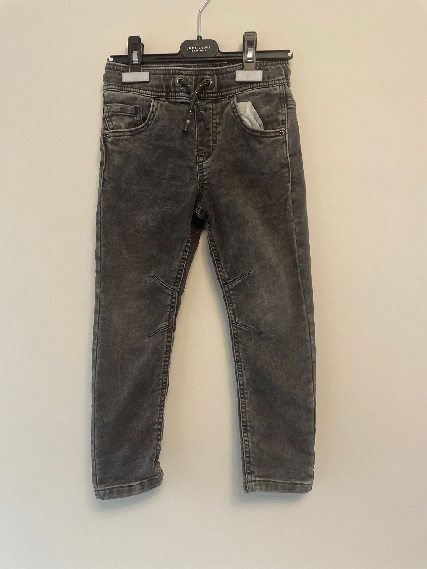 5-6y: Black Stonewash Jeans