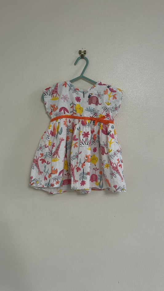 9-12m: Cotton Jungle Dress