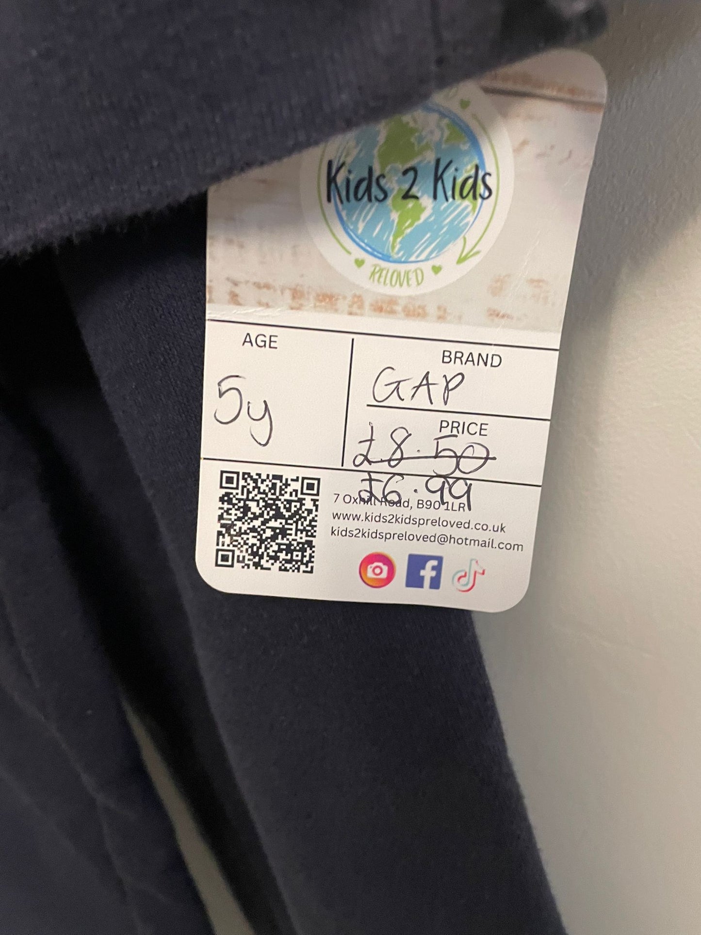 5y: GAP Navy Jogger Set