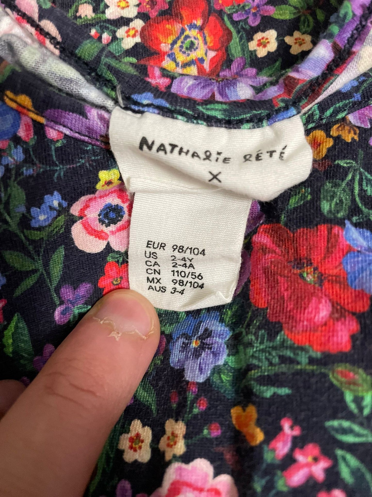 2-4y: Nathalie Lete Floral Dress