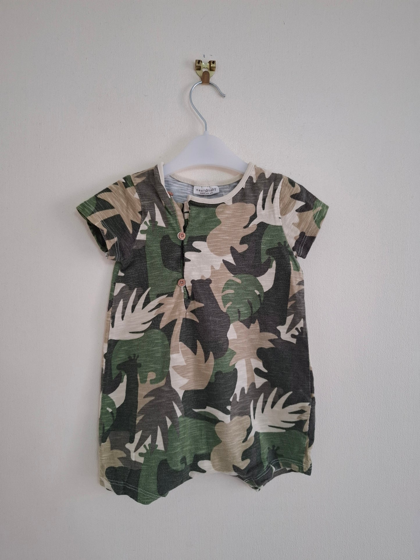 6-9m: Next Camo Romper